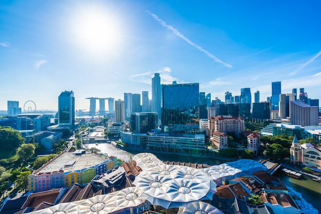 Stunning Singapore City Skyline and Architecture Exteriors – Free Download