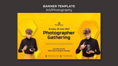 Photographer Gathering Banner Template – Free Download