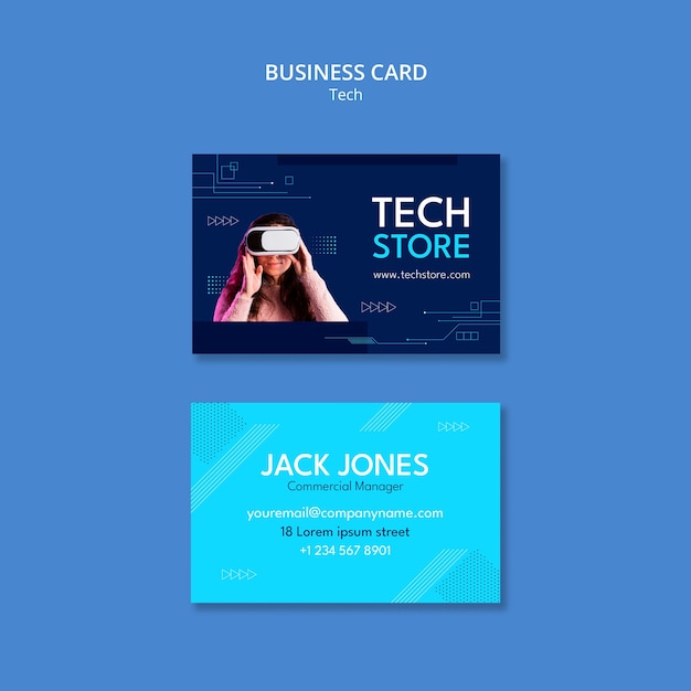 Gradient Technology Template Design – Free to Download