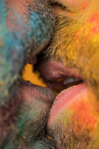 Kiss Bearded Gay Couple – Free Stock Photo, Download Free