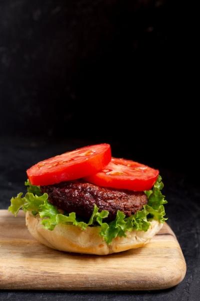 Delicious Burger with Tomatoes – Free Download