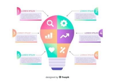 Gradient Style Infographic Template – Free Download