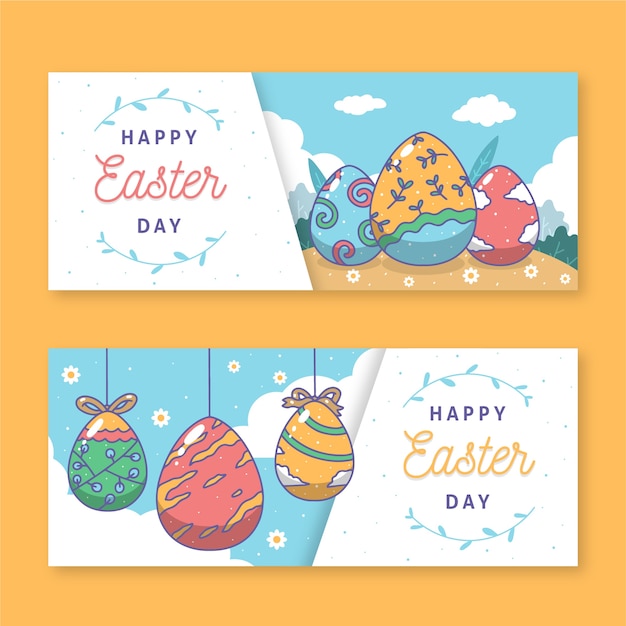 Easter Day Banner Collection – Download Free Stock Photos