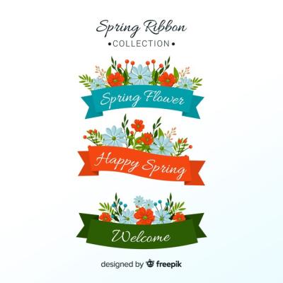 Spring Ribbon Collection – Free Download, Download Free Stock Photo