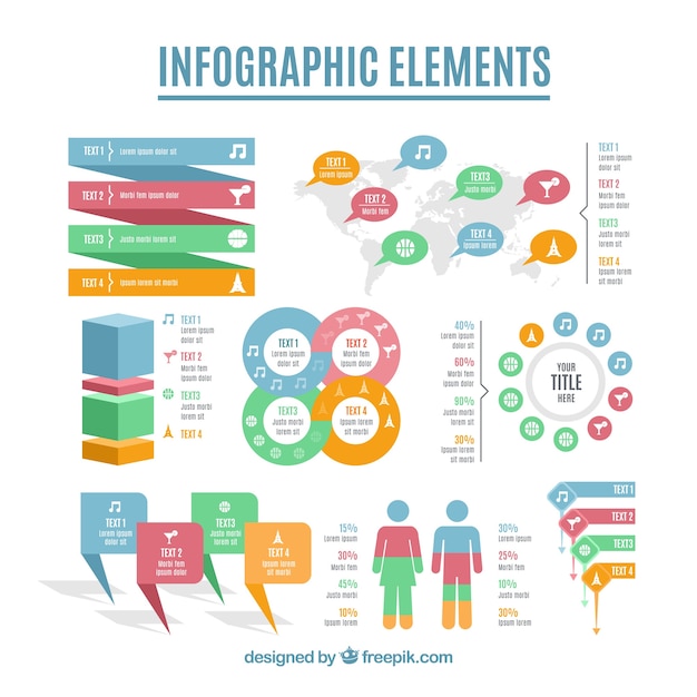 Big Infographic Elements Collection – Free Download