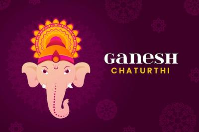 Flat Ganesh Chaturthi Illustration Concept – Free Download