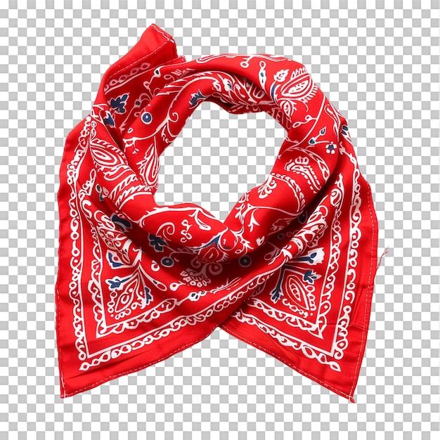 Red Bandana on Transparent Background – Free Stock Photo for Download