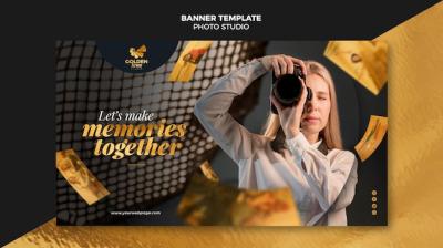 Photo Studio Banner Template – Free Download