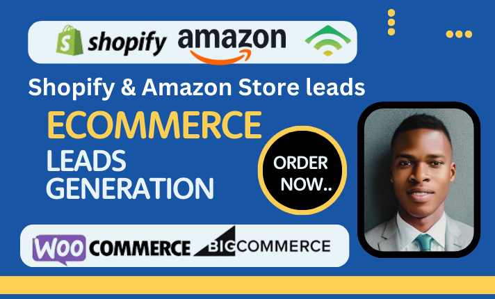 I Will Do Ecommerce Lead Generation for Your Black Friday Shopify Store, Amazon Seller, and Klaviyo