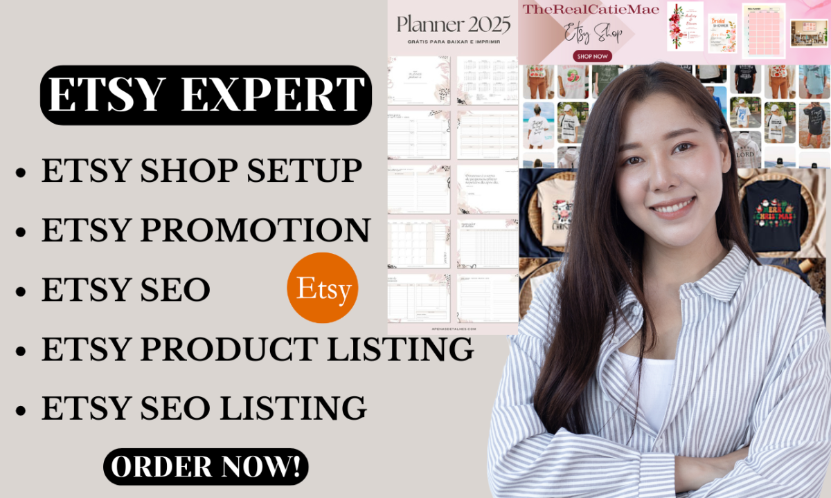 I Will Optimize Your Etsy Shop with SEO Listing and Promotion for Digital Products