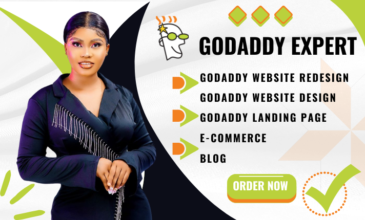 I Will Design a WordPress Website and Redesign Your GoDaddy Website