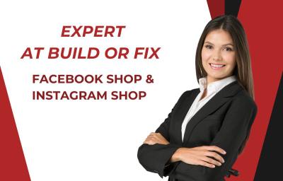 I will build Facebook Shop and Instagram Shop, Meta Business Suite