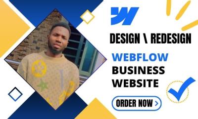 I Will Design a WordPress Website and Duplicate It to a Webflow Design