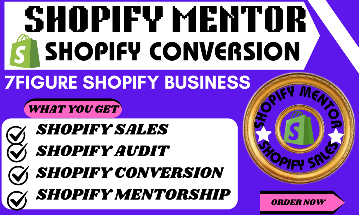 I Will Be Your Shopify Dropshipping Manager, Mentor, and Consultant