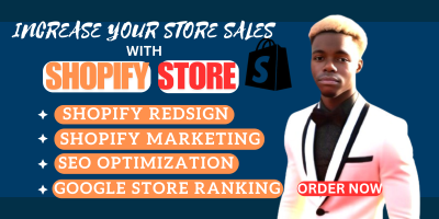 I Will Redesign Your Shopify Dropshipping Store for SEO Revamp, Edit, Update, and Improve