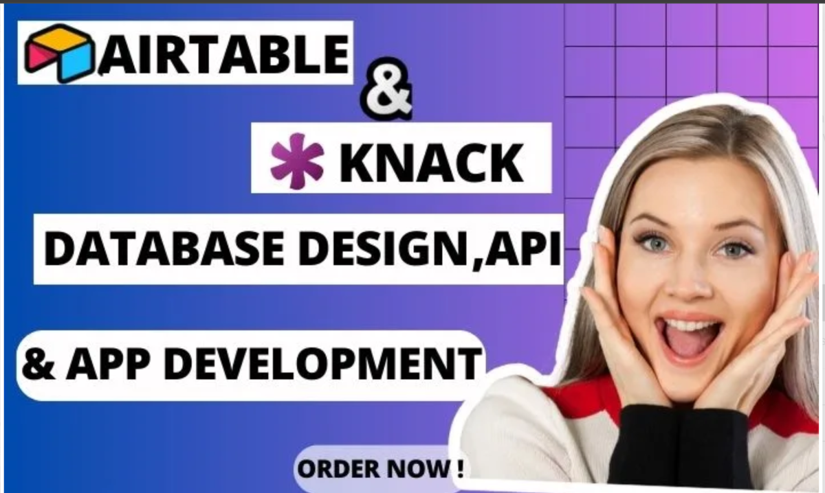 I Will Set Up Knack and Airtable Database, Connect Other Apps and API