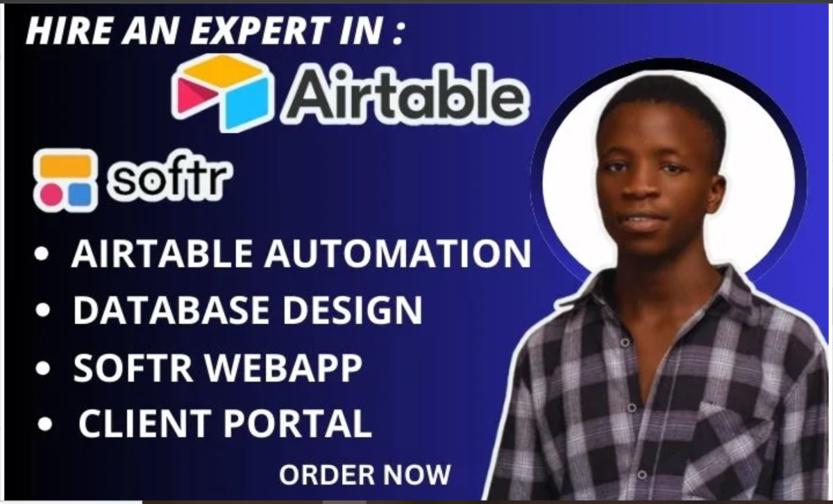 I Will Setup Airtable, Automation, Airtable Database, Softr Website, and Adalo App