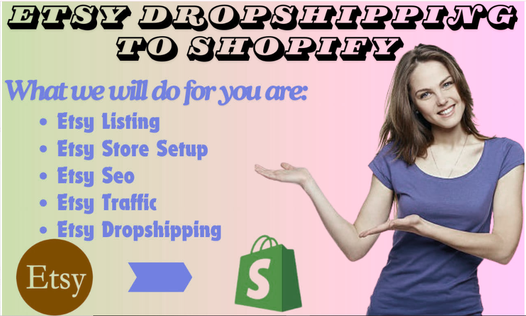 I Will Manage Etsy Dropshipping, SEO, Shop Setup, and Product Listings for Shopify