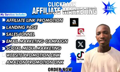 I Will Do ClickBank Affiliate Link Promotion – ClickBank Link Affiliate Marketing