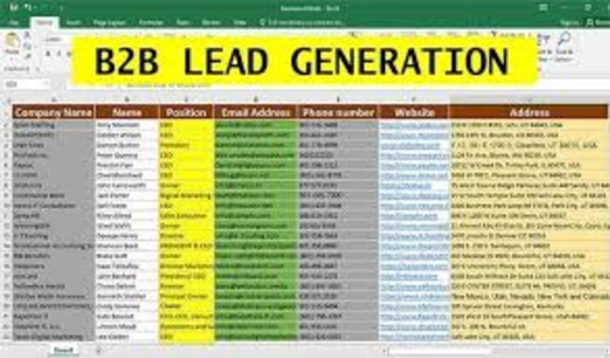 I Will Do B2B Lead Gen, List Building, Lead Prospecting, and Email List Building