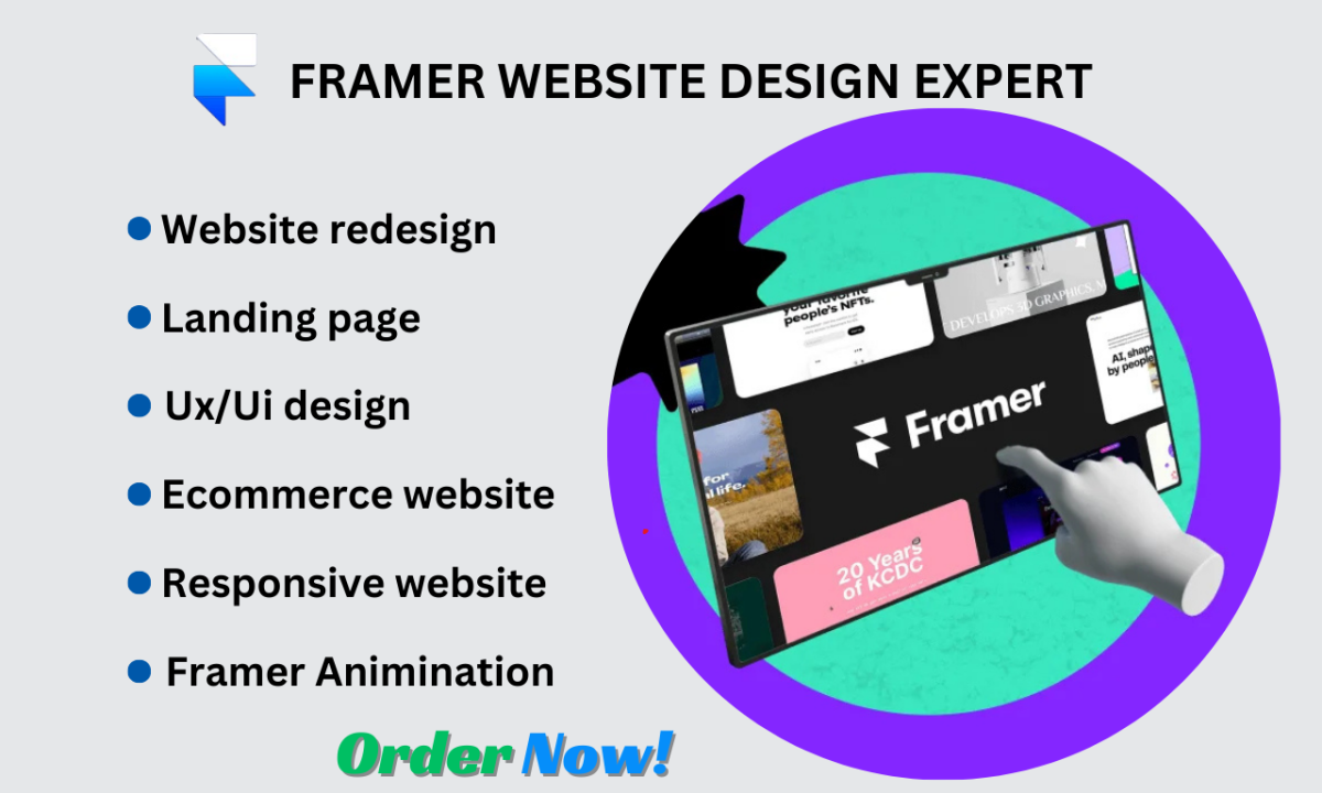 I Will Do Framer Website Design and Figma to Framer Conversion