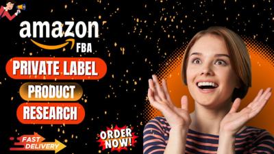 I Will Conduct FBA Product Research to Discover Winning Private Label Amazon Products