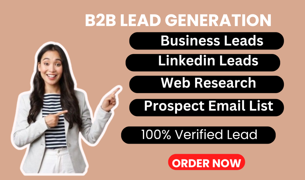 I Will Do B2B Lead Generation Email List Building for All Industries