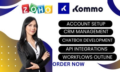 I Will Setup Zoho CRM and Kommo CRM