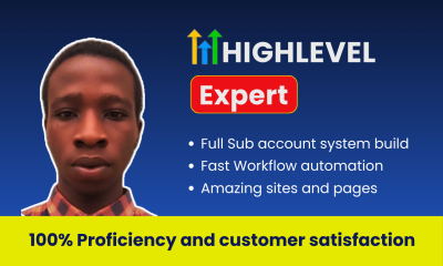 I Will Build GoHighLevel Workflow Automation, GHL SaaS Funnel & GHL Power Dialer