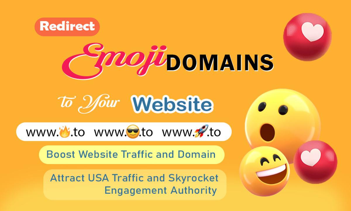 I Will Redirect Emoji Domains to Your Website to Increase Traffic and Domain Rating