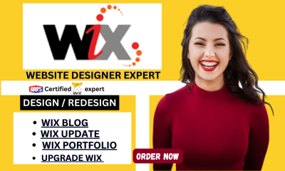 I Will Build Wix Website, Update Wix, Upgrade Wix Blog, and Create Wix Portfolio