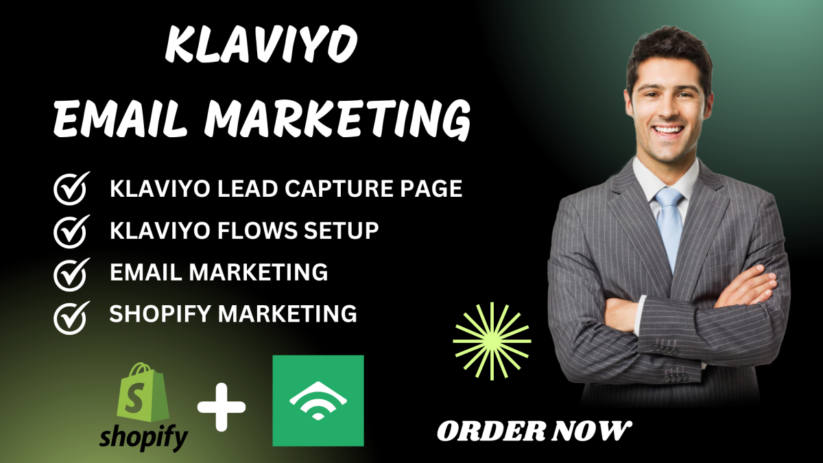 I Will Setup Klaviyo Flows and Email Marketing for Shopify eCommerce