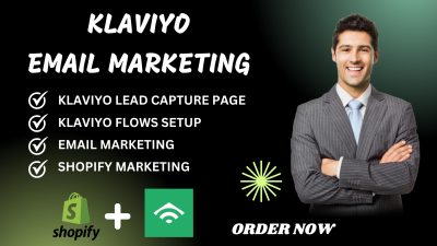 I Will Setup Klaviyo Flows and Email Marketing for Shopify eCommerce