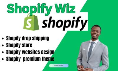 I Will Design or Redesign Your Shopify Website, E-commerce Store