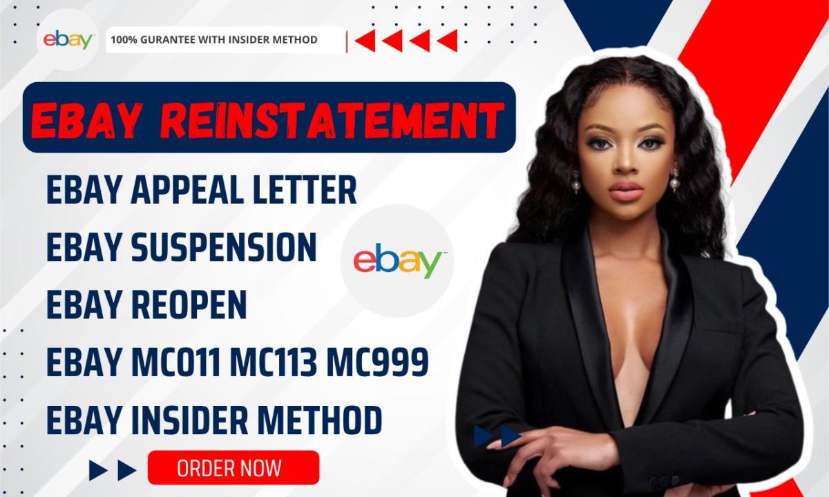 I Will Reinstate Your eBay Account | Expert eBay Appeal Letter | Insider Method for Account Suspension