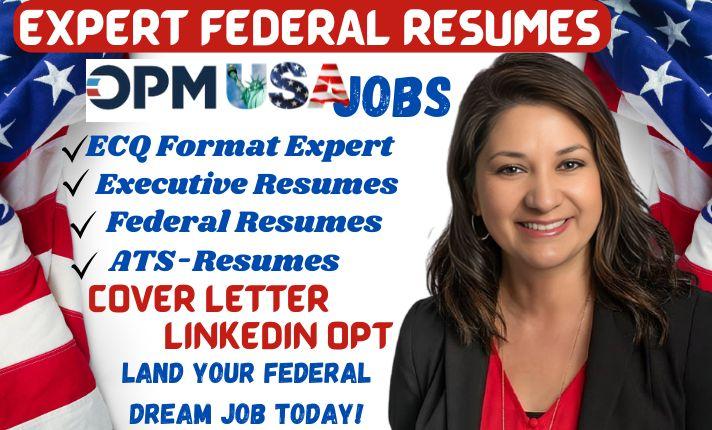 I Will Write Professional Federal Resume for USAJobs – ATS-Optimized Executive Resume Writing