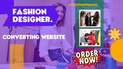 I Will Design and Redesign Your GoDaddy Fashion Website Using GoDaddy and Wix