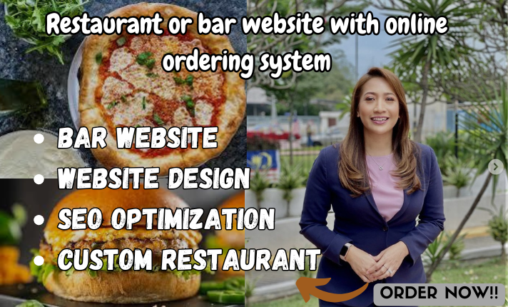 I Will Build Restaurant or Bar Website with Online Ordering System