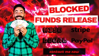 I Will Attempt to Release Your Blocked Funds from PayPal, Wise, Stripe, and More