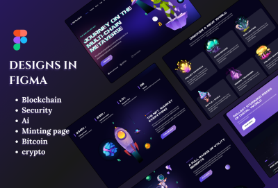 I Will Craft NFT Website, Meme Coin Website, Blockchain, and Crypto Website Design in Figma