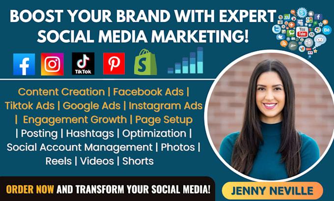 I Will Be Your Digital Marketing Social Media Manager for IG Ads, Facebook Shop, and TikTok Posts