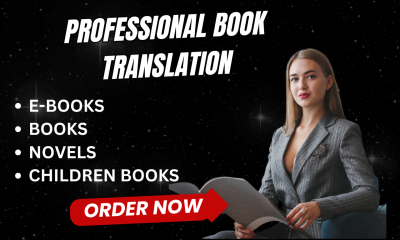 I Will Translate Your Book from Any Language to English and Vice Versa