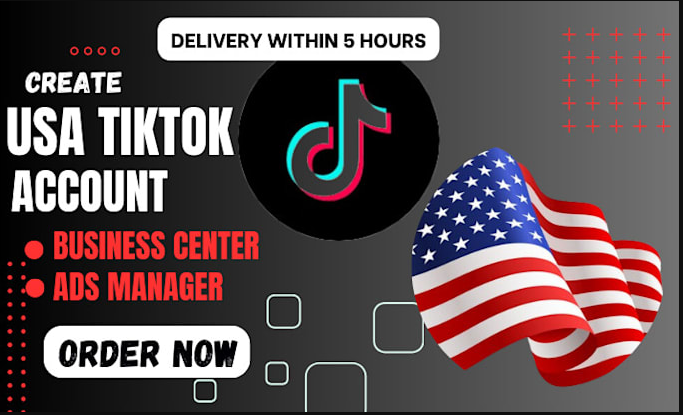 I Will Create USA TikTok Account | TikTok USA Account Business Center