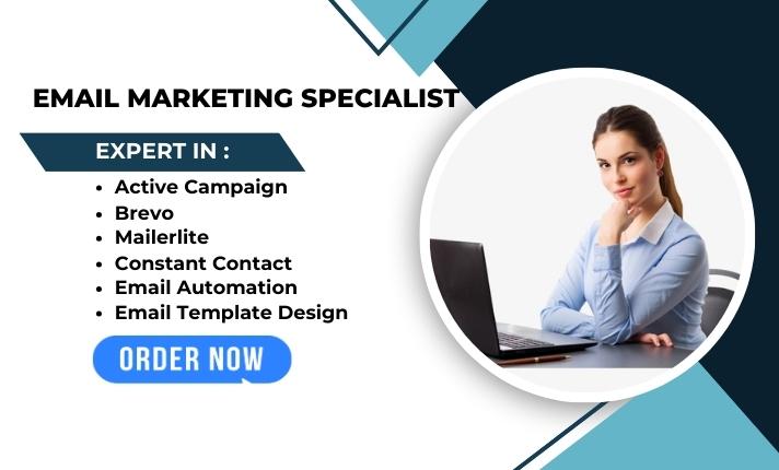 I Will ActiveCampaign, Automation, Constant Contact, Brevo, MailerLite Expert