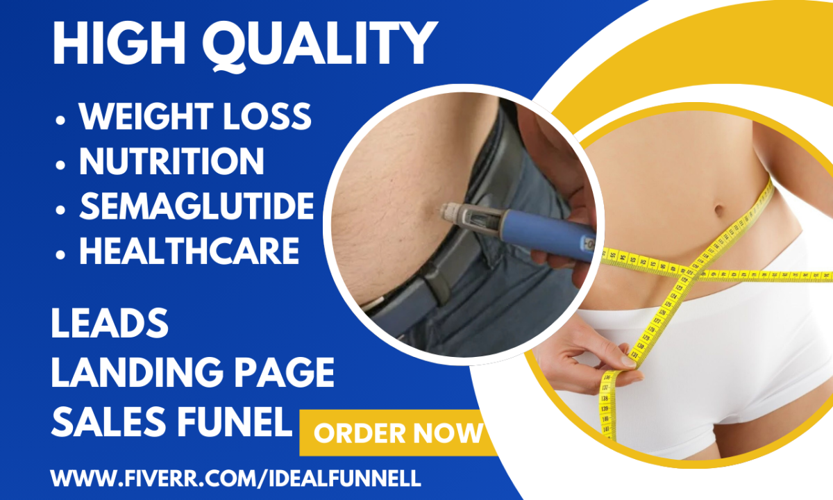 Generate Targeted Weight Loss Leads for Tirzepatide and Semaglutide Nutrition Diets – Medicare Focused!