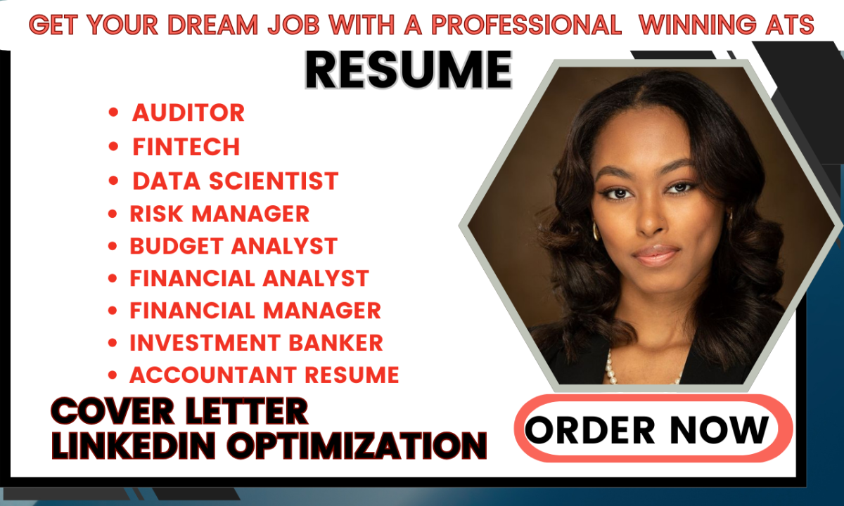 I Will Create a Financial Analyst, Accountant, and Investment Banker Resume