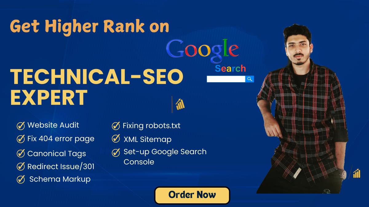 I Will Do Technical SEO, Audit Your Website, and Build Google Search Console