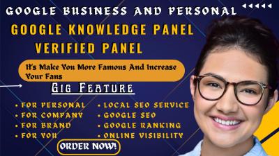 I Will Create a Google Knowledge Panel for Your Company Brand