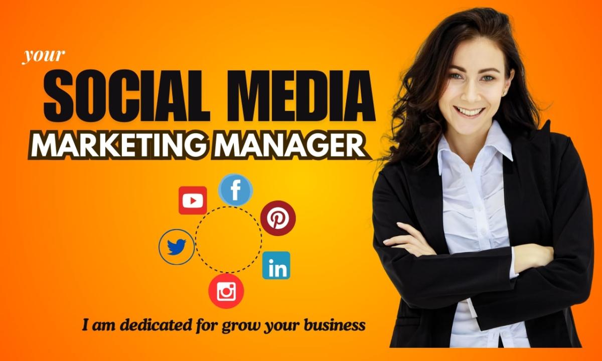 I Will Be Your Best Social Media Marketing Manager