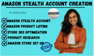 I Will Create Fully Verified Amazon Stealth Account & Amazon Store Set Up